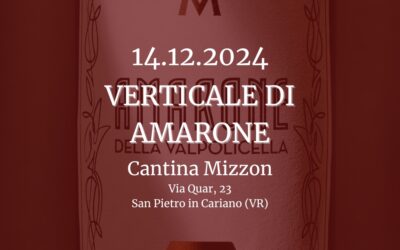 Verticale di Amarone: scopri l’eccellenza di Cantina Mizzon