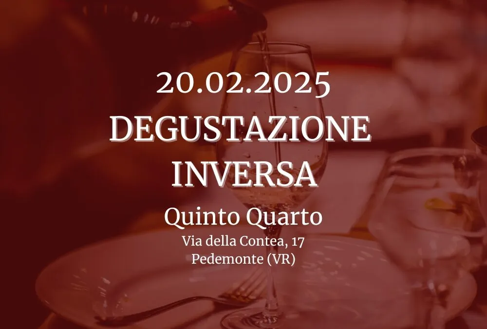 DEGUSTAZIONE INVERSA – Quinto Quarto Wine Restaurant